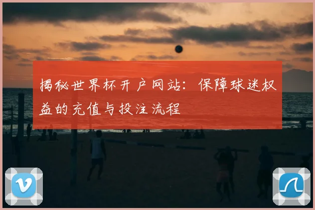 揭秘世界杯开户网站：保障球迷权益的充值与投注流程